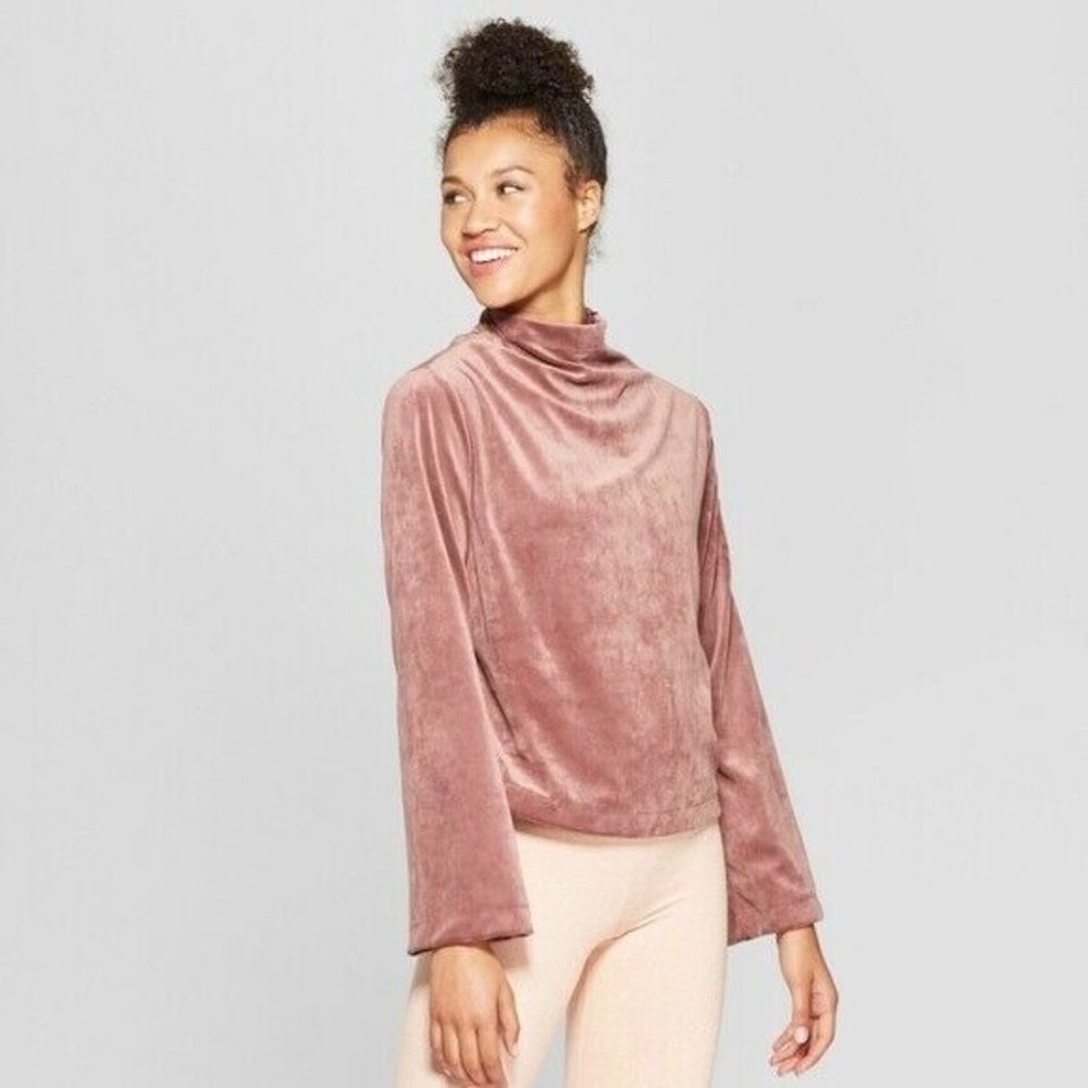 JoyLab womens pullover small large xl old rose new